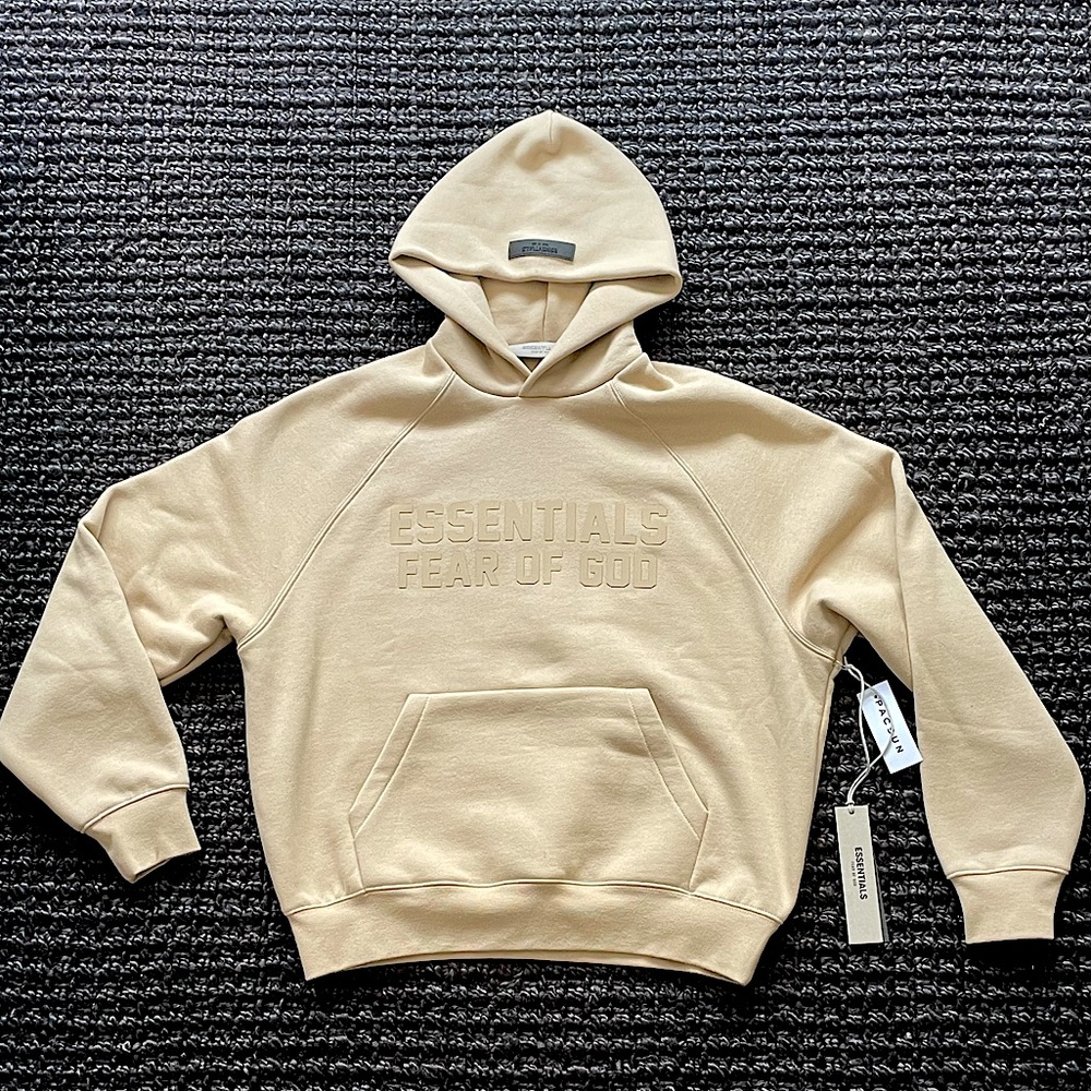 ESSENTIALS - Fear of God Hoodie (Sand)